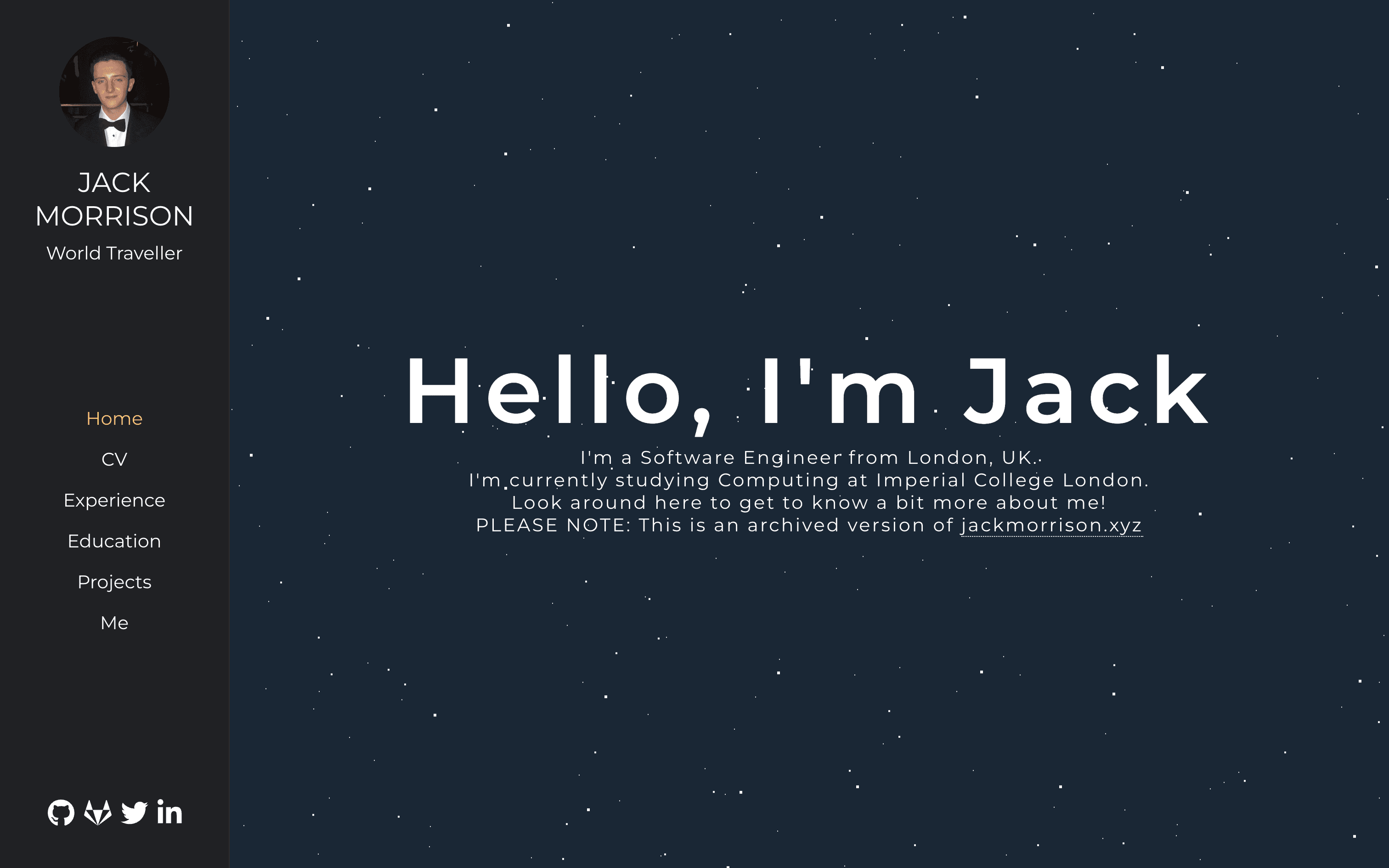 Version 3 of my personal site